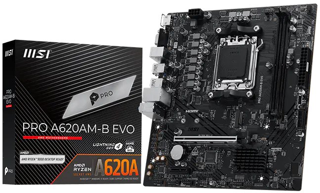 MSI Pro A620AM-B (A620,AM5,mATX,DDR5)