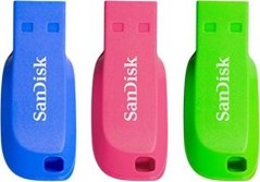 SanDisk Cruzer Blade (3 sztuki), 16 GB  (SDCZ50C-016G-B46T)