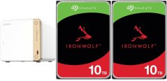 Qnap TS-462-4G + 2x Seagate IronWolf 10TB (ST10000VN000)
