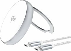 4smarts 4smarts Qi2 Charger Kickstand, silber/ weiß