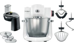 Bosch MUMS6EW13D food processor (white/stainless steel, 1,600 watts, Series 6)