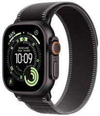 Apple Watch Ultra 3 49mm Black Titanium/Black/Charcoal Trail Loop - M/L