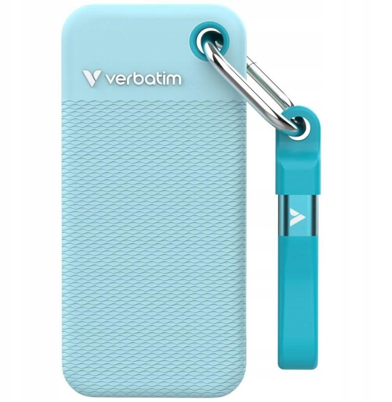 Verbatim disk vonkajší Verbatim Pocket SSD 1TB USB-C 3.2 gen.2 Čierny-polarny Modrý 32324