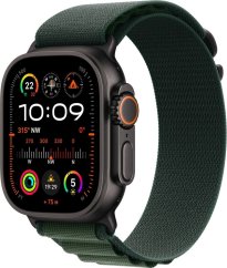 Apple Watch Ultra 2 GPS + Cellular 49mm Black Titanium Case Alpine Loop Medium Zelený  (MX4R3KS/A)