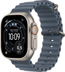 Apple Apple Watch Ultra 3 GPS + Cellular 49mm Natural Titanium Case with Anchor Blue Ocean Band