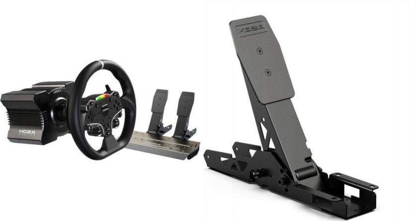 MOZA Kierownica MOZA R5 Racing Set (RS20) + MOZA Pedał sprzęgła Racing SR-P Lite RS19 do R3/R5