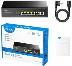 Krups 6P Cudy GS1006P PoE+