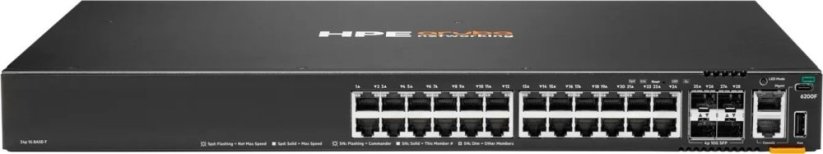 HP HPE Aruba Networking CX 6200F 24G Class-4 PoE 4SFP+ 370W Switch (EN)
