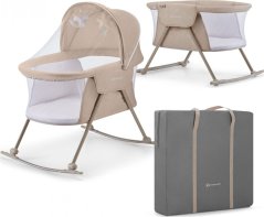 KinderKraft Postieľka/kolíska LOVI beige