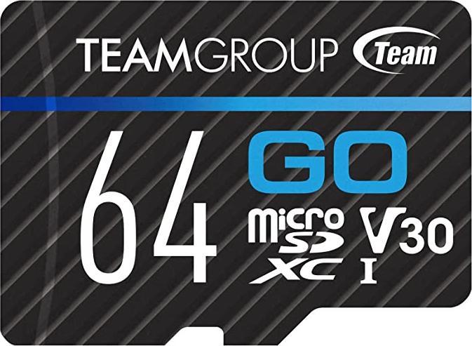 TeamGroup Go MicroSDXC 64 GB Class 10 UHS-I/U3 V30 (TGUSDX64GU303)