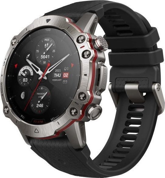 Amazfit Falcon Titanium (Supersonic Black Strap)