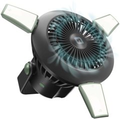 SBS ventilátor z Powerbank 4.000mAh Licht/Solar (TEBB4000OUTFANK)