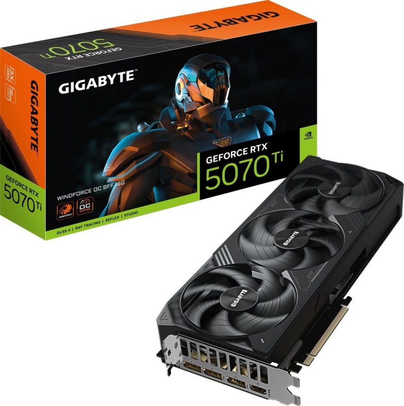 Gigabyte GeForce RTX 5070 Ti Windforce OC SFF 16GB GDDR7 (GV-N507TWF3OC-16GD)
