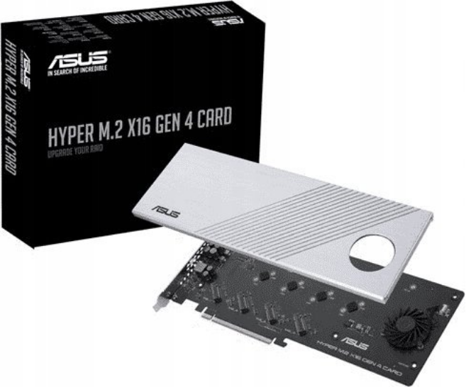 Asus Karta Hyper M.2x16 4 gen. (PCIe 4.0/3.0)