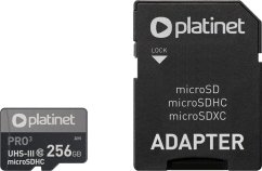 Platinet Pro MicroSDHC 256 GB Class 10 UHS-III/U3 A2  (PMMSDX256UIII)