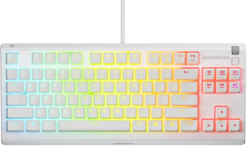 SteelSeries Steelseries APEX PRO TKL GEN 3 klawiatura Gaming USB US English Biely