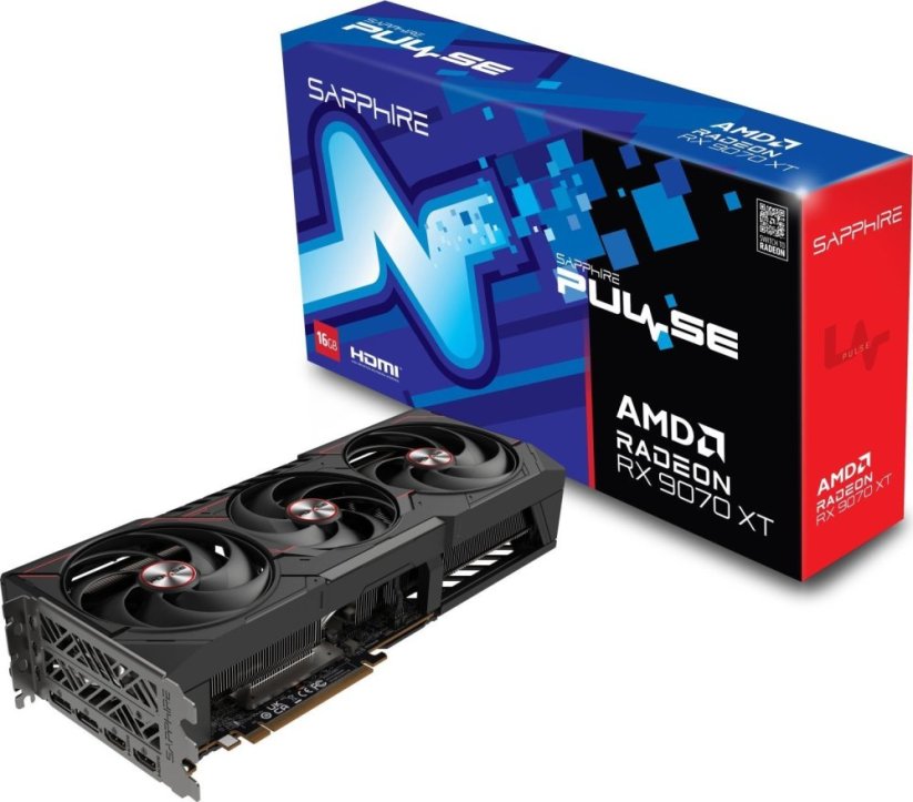 Sapphire Pulse Radeon RX 9070 XT 16GB GDDR6 (11348-03-20G)