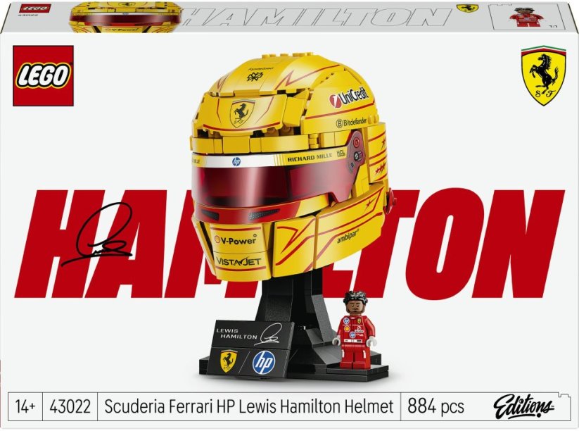 LEGO Editions Kask Lewis Hamilton Scuderia Ferrari HP (43022)