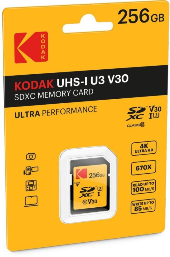 Kodak EKMSD256GXC10HPRK SDXC 256GB Klasa 10