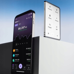 Ledger Stax - Kryptomenová peňaženka, CC EAL6+, USB-C, čierna