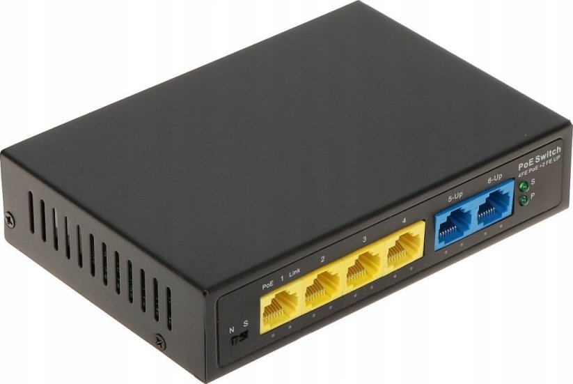 Dahua Technology GTX-A1-06-42-V2 POE 4-portowy + 2x Uplink