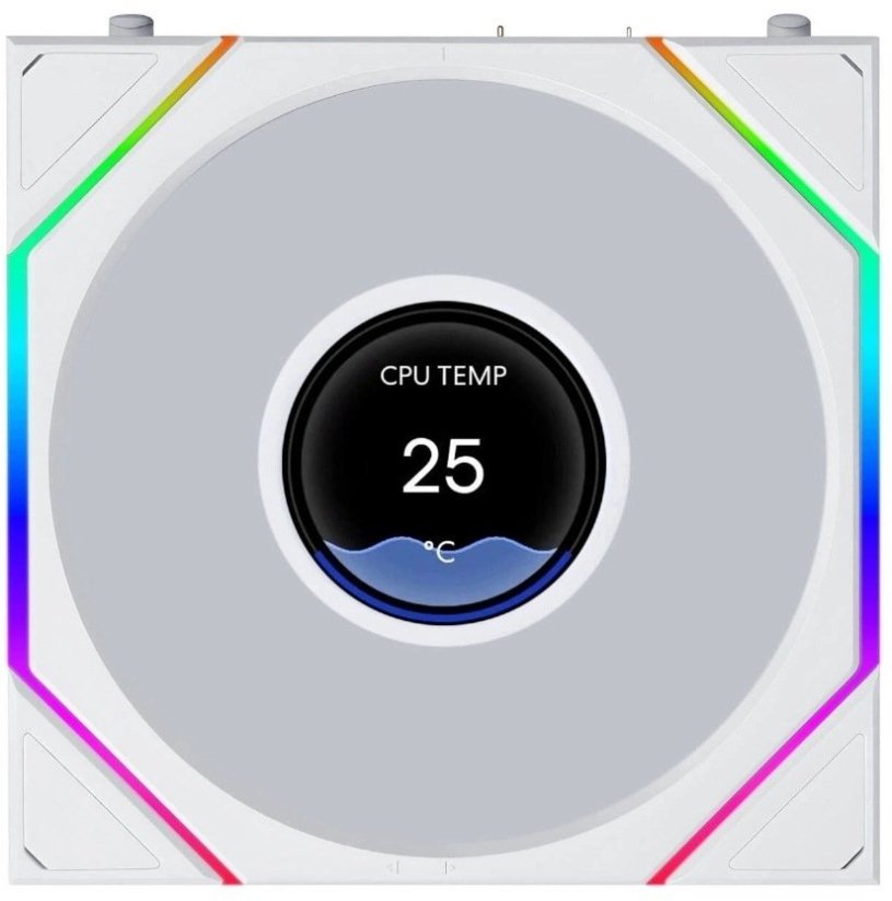 Lian Li Uni Fan TL LCD Flex Wireless ARGB PWM 120mm White (G9F.12TLLCD1F1W.00)