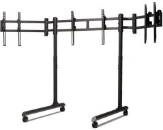 Next Level Racing Next Level Racing Floor stand | Tube Freestanding Triple Monitor Stand | Up to 3x43 " | Height adjustment, Tilt | Maximum weight (capacity) 50 kg | Black