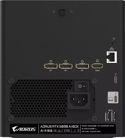 Gigabyte AORUS GeForce RTX 5090 AI BOX 32GB GDDR7 DLSS4 (GV-N5090IXEB-32GD)