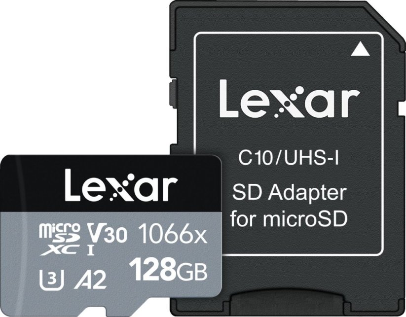 Lexar Professional 1066x MicroSDXC 128 GB Class 10 UHS-I/U3 A2 V30 (LMS1066128G-BNANG)