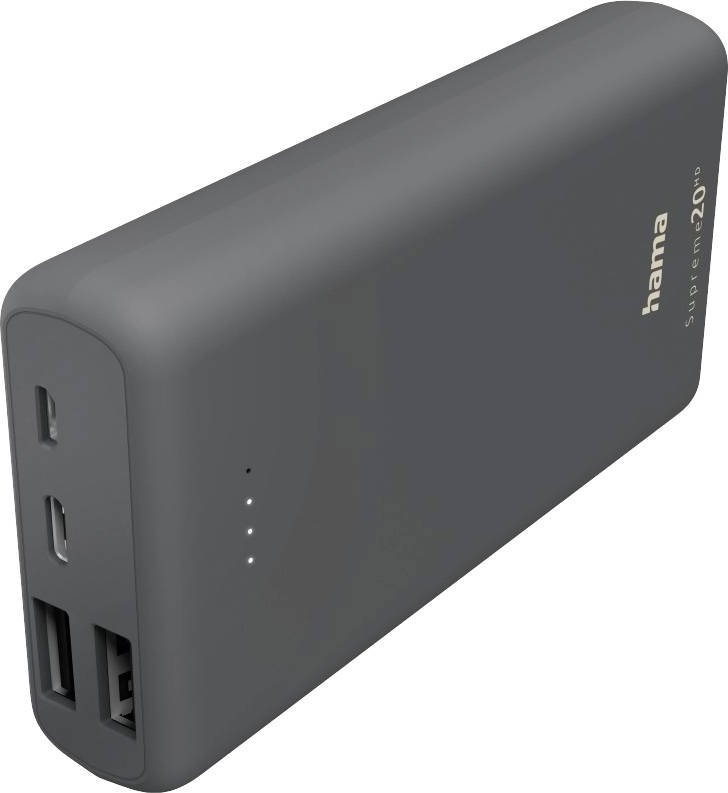 Hama Supreme 20HD 20000mAh Grafitový