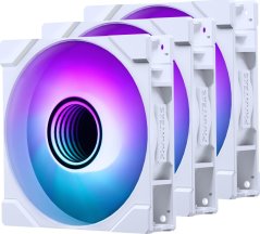 Phanteks PHANTEKS M25 Gen2 PWM D-RGB Lüfter, 3er-Pack - 120mm, weiß