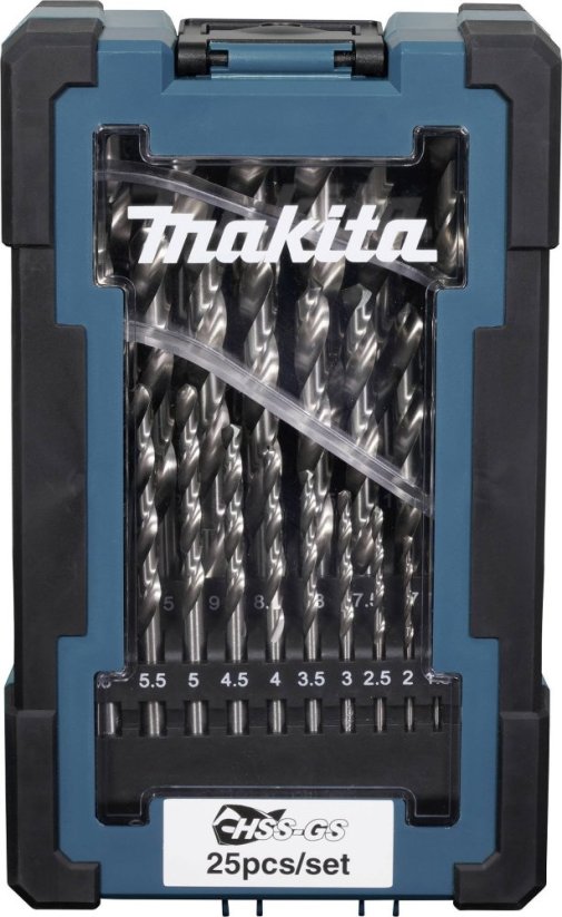 Makita D-78368 Sada Vrtákov metalowych HSS-GS 25-tlg.