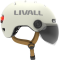 Livall City L23-M-WHTo senzorom pádu SOS a LED diódou