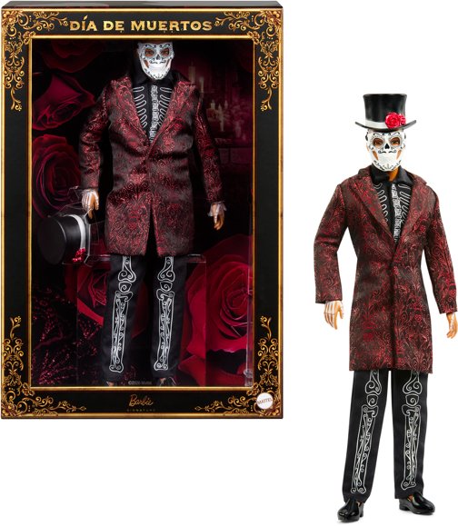 Mattel Ken Dia De Muertos 2026 Lalka kolekcjonerska (JJX97)