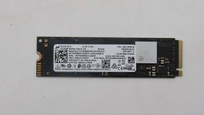 Lenovo 512GB M.2 PCIE NVME QLC SSD (5SS1W19389)