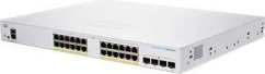 Cisco Cisco switch CBS250-24P-4G-UK, 24xGbE RJ45, 4xSFP, fanless, PoE+, 195W (CBS25024P4GUKRF)