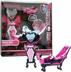 Monster High Monster High, Draculaura Powder Room , Bathroom, Collectible Figures, For Girls, 6+ years For Girls