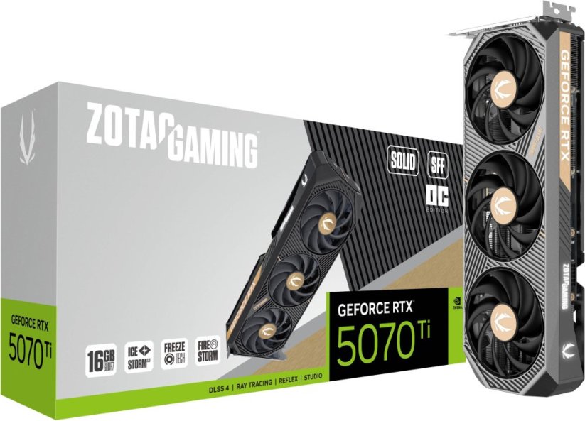 Zotac GAMING GeForce RTX 5070 Ti SOLID SFF OC NVIDIA 16 GB GDDR7