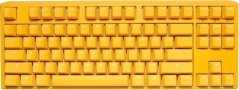 Ducky One 3 Yellow TKL Gaming Keyboard, RGB LED - MX-Speed-Silver (US)
