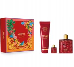 Versace Eros Flame Eau de Parfum 100ml + Eau de Parfum 5ml + Shower Gel 150ml