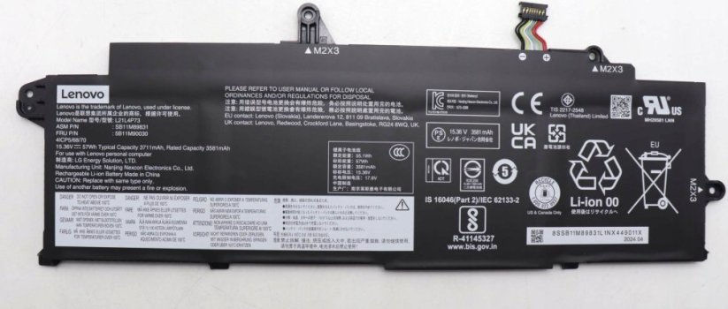 Lenovo 57Wh 4-cell Li-ion internal