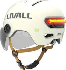 Livall City L23-M-WHTo senzorom pádu SOS a LED diódou