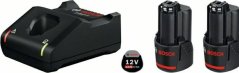 Bosch basis starter Set 2x2.0Ah + GAL 12V-40 (1600A019R8)