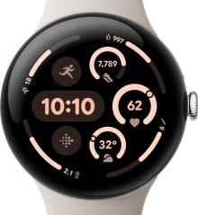 Google Pixel Watch 3 45mm Wifi Silver/Porc LF