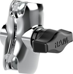 Ram mounts RAM-B-201-ACHU Sada montażowy Čierny, chróm Aluminium