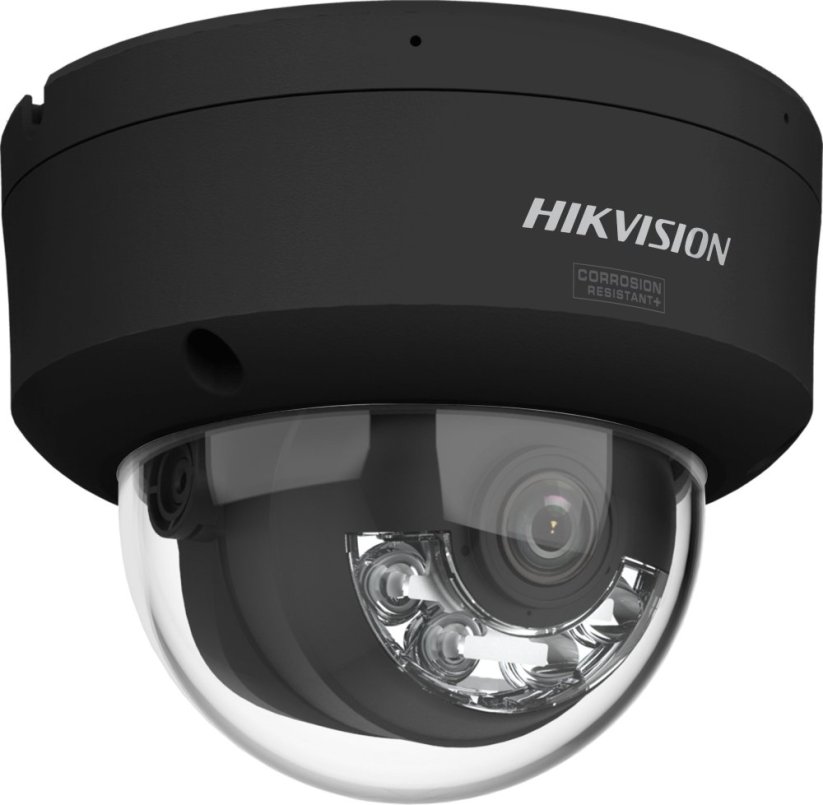 Hikvision 4 MP SMART HYBRID LIGHT WITH COLORVU 3.0 FIXED DOME NETWORK CAMERA (BLACK)