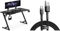 SENSE7 Vamo 140 czarne+ kabel usb