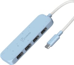 j5create j5create JCH341EC USB 3.2 Gen 1 (3.1 Gen 1) Type-C 10000 Mbit/s Cyjan