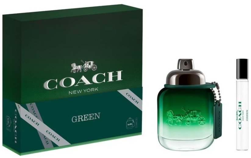 Coach Set Green Eau De Toilette For Men 100 ml + Green Eau De Toilette For Men 10 ml