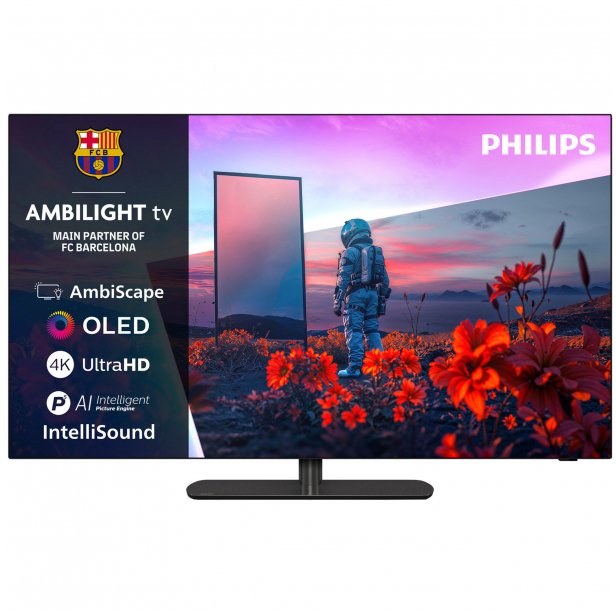 Philips Ambilight televízor121,9 cm (48") 4K Ultra HD Smart TV Wi-Fi Sivý (48OLED811/12)